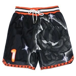 Garfield Men's Headgear Classics Spraypaint Embroidered Mesh Basketball Shorts